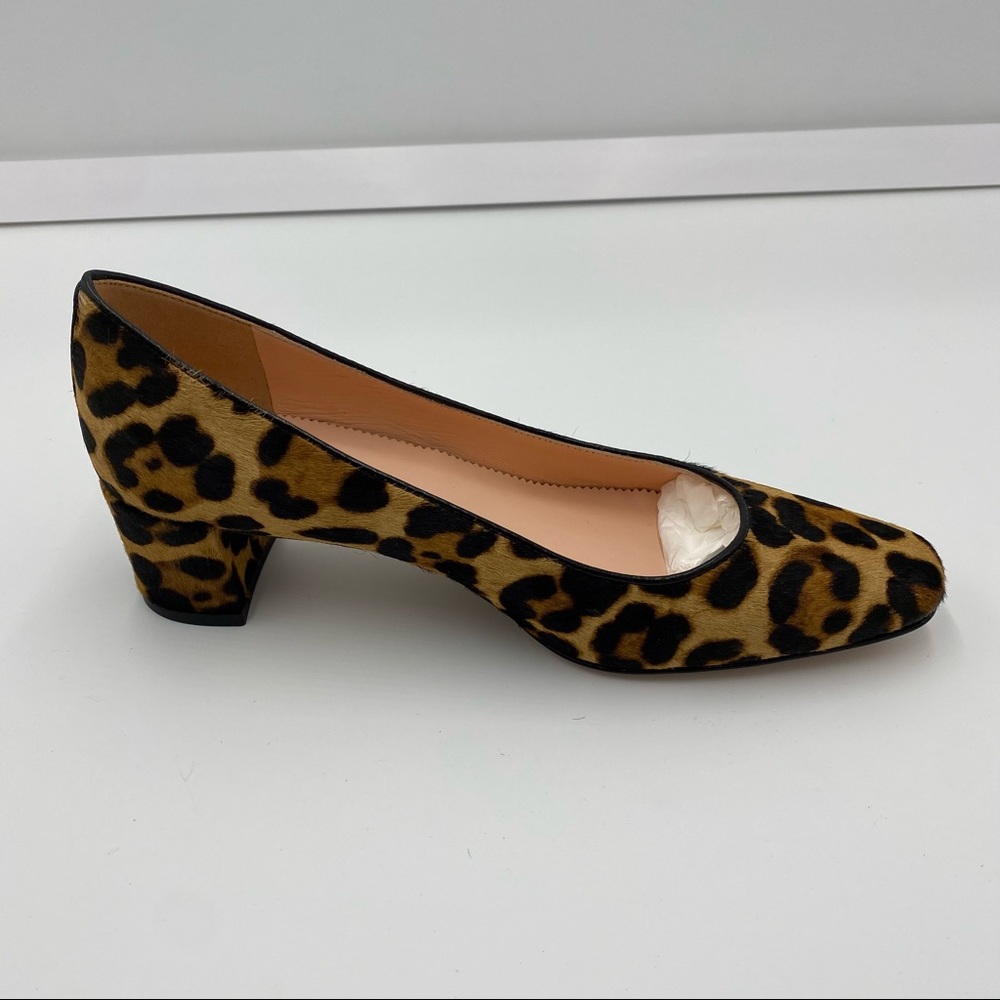 J.Crew HairCalf Classic Block Heel Pump Size 8.5